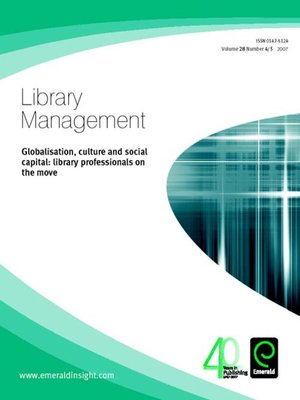 cover image of Library Management, Volume 28, Issue 4 & 5